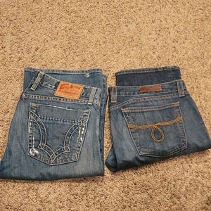 Lucky Brand Jeans, 2 pairs size 12